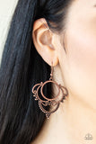 Paparazzi Earring - Metallic Macrame - Copper