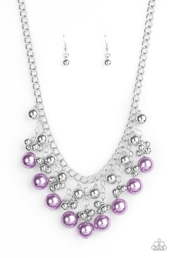 Paparazzi Necklace - Pearl Appraisal - Purple