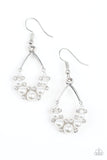 Paparazzi Earring - Fancy First - White