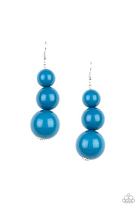 Paparazzi Earring - Material World - Blue