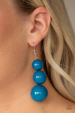 Paparazzi Earring - Material World - Blue
