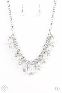 Paparazzi Necklace - You May Kiss The Bride - White
