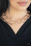 Paparazzi Necklace - The Challenger - Gold