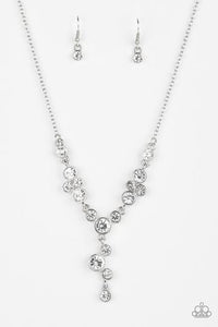 Paparazzi Necklace - Five-Star Starlet - White