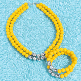 Paparazzi Necklace - Summer Splash - Yellow