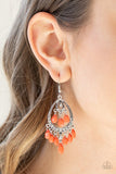 Paparazzi Earring - Gorgeously Genie - Orange