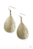 Paparazzi Earring - All Allure - Brass