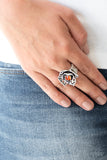 Paparazzi Ring - Glowing Gardens - Orange