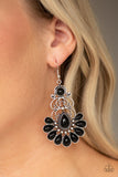 Paparazzi Earring - Paradise Parlor - Black