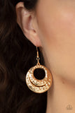 Paparazzi Earring - Perfectly Imperfect - Gold