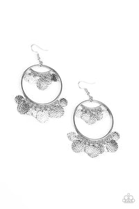 Paparazzi Earring - All-CHIME High - Silver