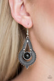 Paparazzi Earring - Zoomin' Zumba - Black