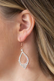 Paparazzi Earring - Finest First Lady - Copper