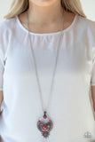 Paparazzi Necklace - Solar Energy - Red