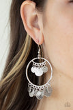 Paparazzi Earring - All-CHIME High - Silver