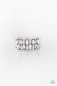 Paparazzi Ring - Treasure Trove  Tribute - White