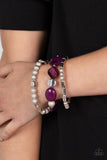 Paparazzi Bracelet - Marina Magic - Purple