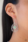 Paparazzi Earring - Take It GLOW - Green