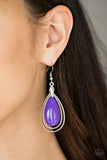 Paparazzi Earring - Spring Splendor - Purple