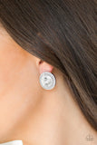 Paparazzi Earring - What Should I BLING? - White