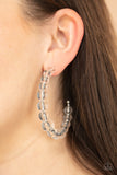 Paparazzi Earring - In The Clear - White