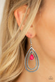 Paparazzi Earring - Drops of Color - Pink