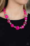 Paparazzi Necklace - Dine and Dash - Pink