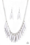 Paparazzi Necklace - Full Of Flavor - White