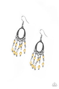 Paparazzi Earring - Not The Only Fish In The Sea - Yellow