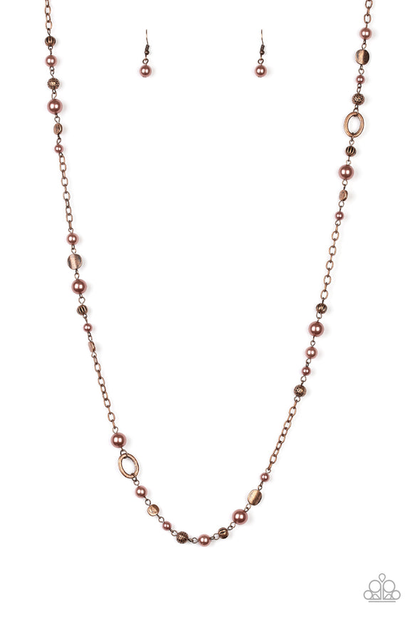 Paparazzi Necklace - Make An Appearance - Copper