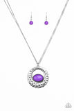 Paparazzi Necklace - Viva Vivacious - Purple