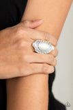 Paparazzi Ring - Riviera Royalty - White