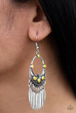 Paparazzi Earring - Cry Me A RIVIERA - Yellow