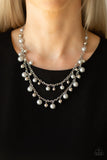 Paparazzi Necklace - Fantastic Flair - Silver