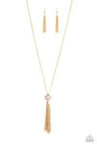 Paparazzi Necklace - Five-Alarm FIREWORK - Gold