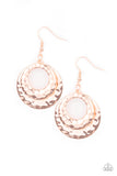Paparazzi Earring - Perfectly Imperfect - Copper