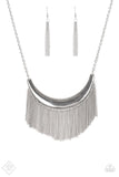 Paparazzi Necklace - Zoo Zone - Silver