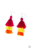 Paparazzi Earring - Hold On To Your Tassel - Multi