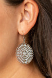 Paparazzi Earring - PINWHEEL and Deal - Silver