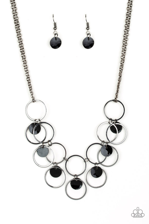 Paparazzi Necklace - Ask and You SHELL Receive - Black