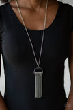 Paparazzi Necklace - Terra Tassel - Silver