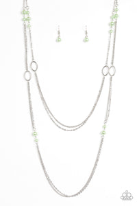 Paparazzi Necklace - The New Girl In Town - Green