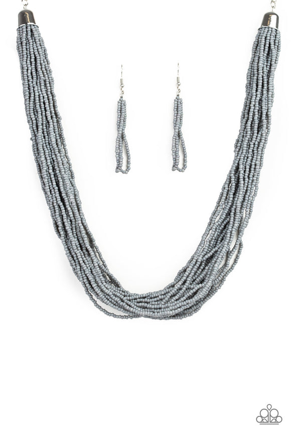 Paparazzi Necklace - The Show Must CONGO On - Silver