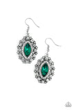 Paparazzi Earring - Long May She Reign - Green