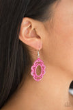 Paparazzi Earring - Mantras and Mandalas - Pink