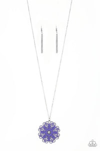 Paparazzi Necklace - Spin Your PINWHEELS - Purple