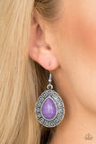 Paparazzi Earring - Tribal Tango - Purple