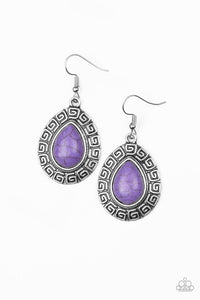 Paparazzi Earring - Tribal Tango - Purple